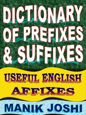 cover image of Dictionary of Prefixes and Suffixes